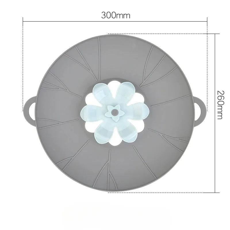 Tapa de silicona anti-desbordamiento para ollas