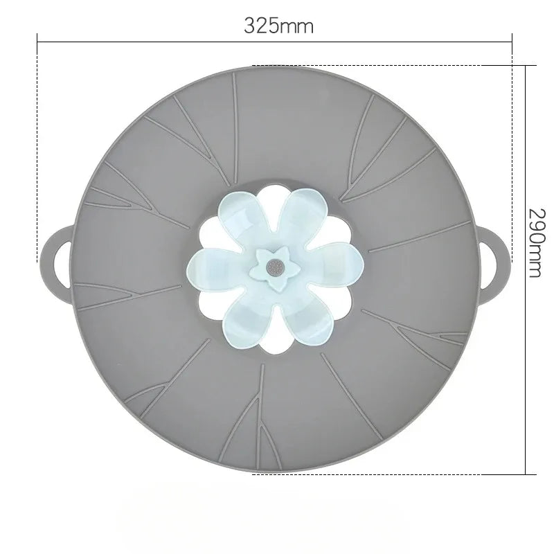 Tapa de silicona anti-desbordamiento para ollas