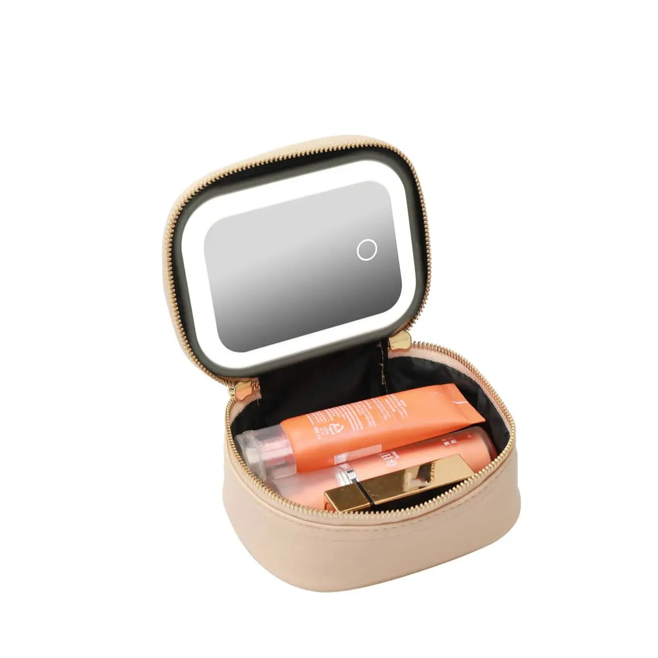 neceser de maquillaje LED con luces y espejo