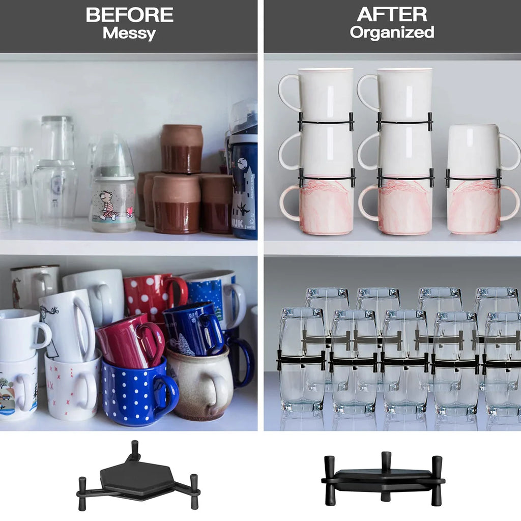 Soporte para tazas de café ajustable