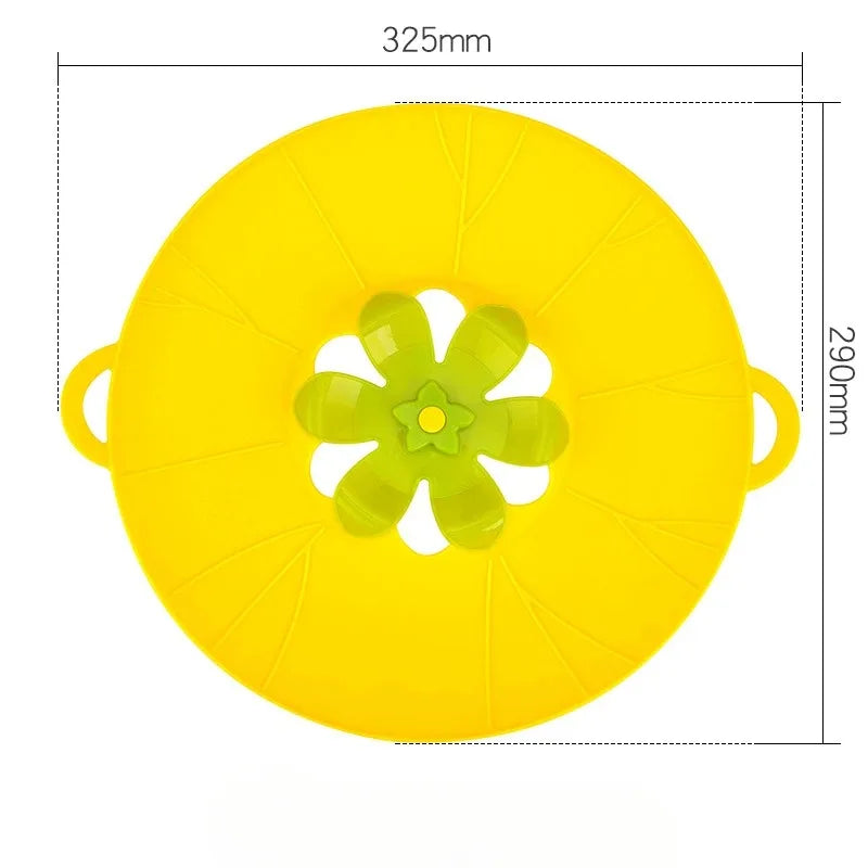 Tapa de silicona anti-desbordamiento para ollas