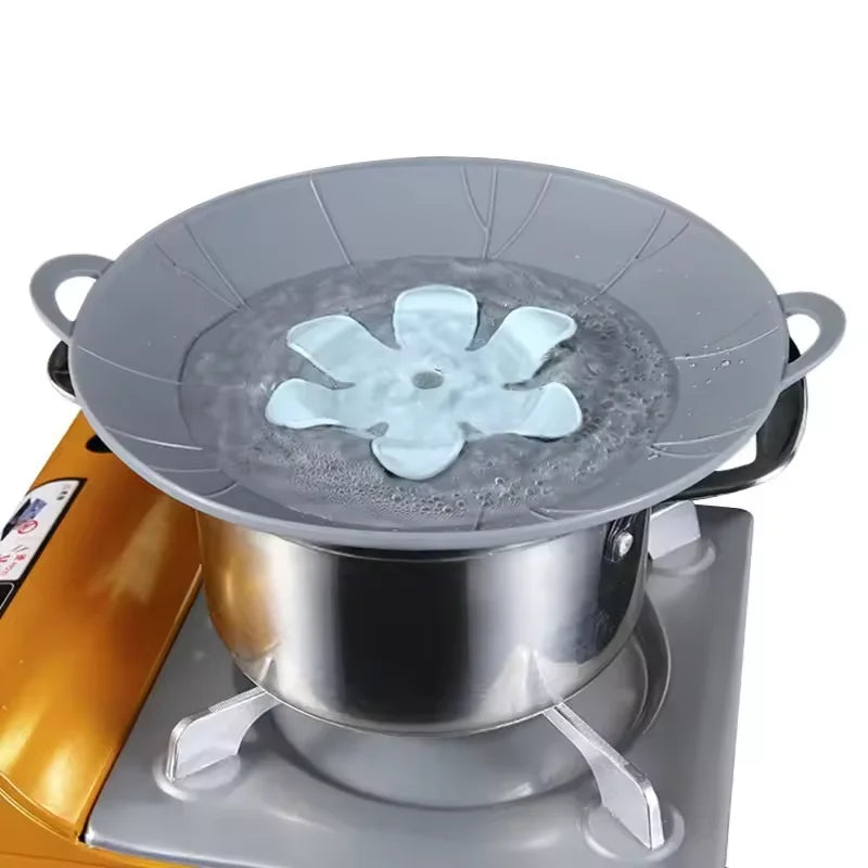Tapa de silicona anti-desbordamiento para ollas